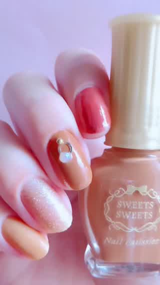 あの美容家も絶賛のマニキュアで♡大人キャラメルパーツネイル