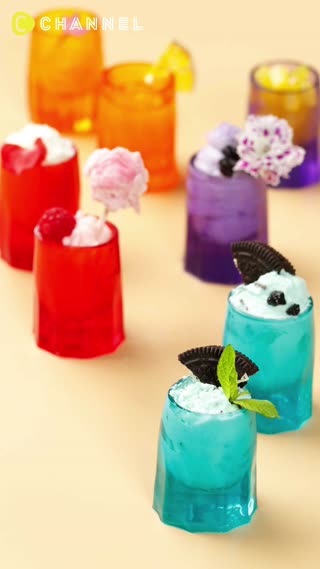 เยลลีแก้วช็อต  กินได้ทั้วแก้ว!