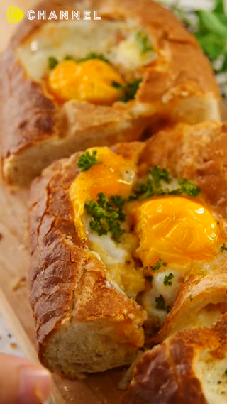 まるでカフェランチ♡絵になるエッグボート♪