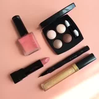 【#恋活メイク】新作コスメほんのりピンクの春メイク