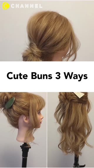 Cute Buns 3 Ways