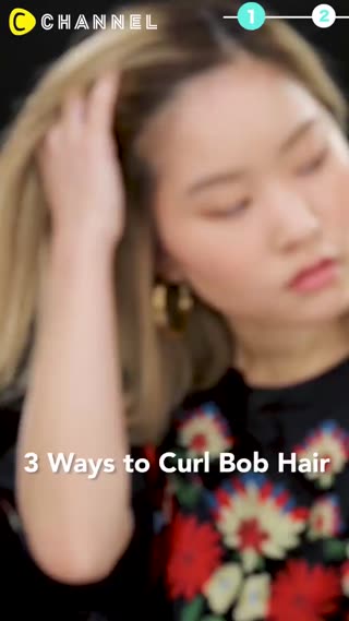 Cara Mengeriting Rambut Model Bob