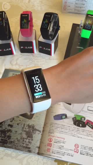 スポーツの強い味方！手首で測る心拍計、ポラール「A360」の新商品発表会へ！