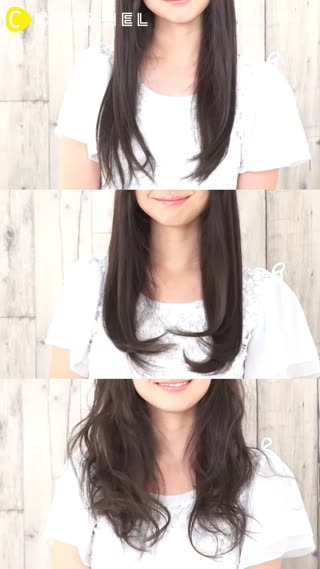 只使用一隻離子夾就能做出3種髮型的小技巧♡