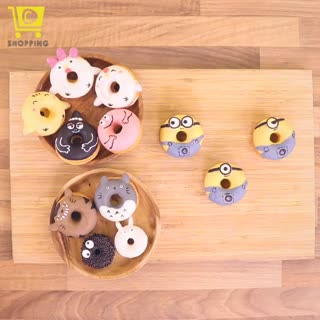 迷你彩繪甜甜圈食譜書