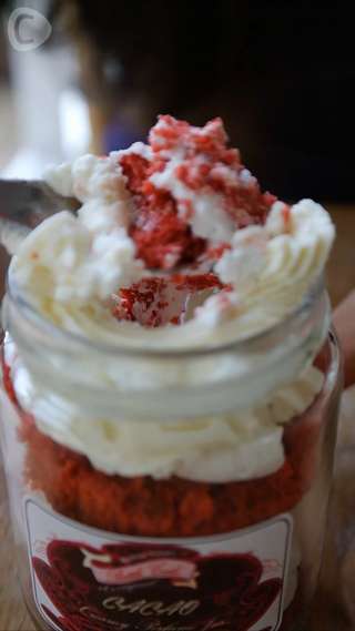 【韓国最新情報】Richesse Veloursのジャーに入ったカップケーキ