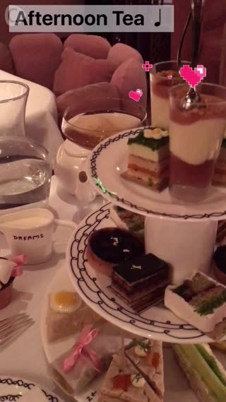 ピンクの内装が可愛い！sketchでAfternoonTea！in LONDON