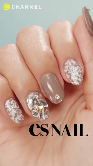 きらきらがエレガント♡アラベスクネイル