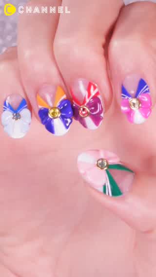 【アートネイル】乙女の憧れ！セーラームーンネイル