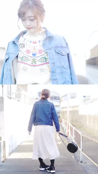 【GU&ユニクロ】定番春アウターデニムジャケットで1週間着回しコーデPART2