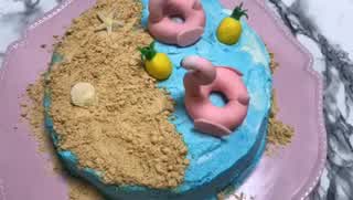 フラミンゴケーキの作り方