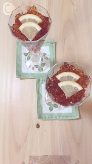 簡単''紅茶のキラキラゼリー''