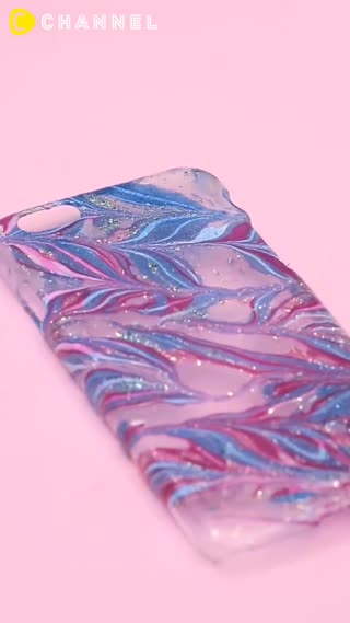 DIYทำเคสมือถือลายหินอ่อนจากน้ำยาทาเล็บ