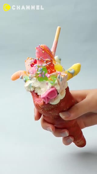 Dreamy Fried Bread Ice Cream ♡