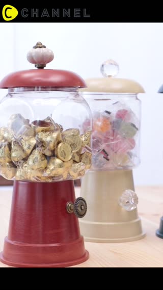 ขวดโหลใส่ลูกกวาดเก๋ไก๋สไตล์วินเทจ 