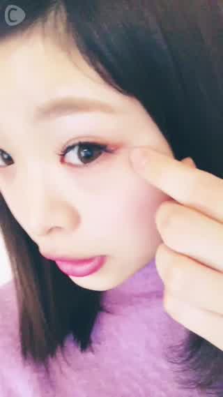 HOMEでマツエクつけたよ！