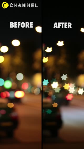 写真の灯りを「☆」や「♡」に！紙製「ボケ効果レンズ」で手作りの味わい♪