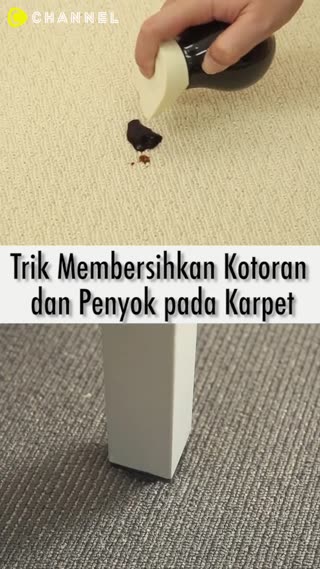 Mengatasi Karpet Penyok dan Kotor