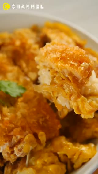 調味的黃金比例，基本的豬排丼做法！