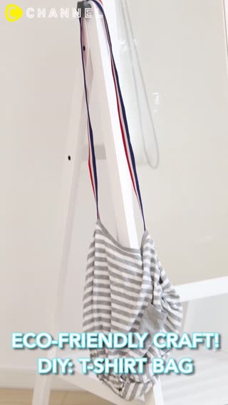 ECO-FRIENDLY CRAFT! DIY: T-SHIRT BAG