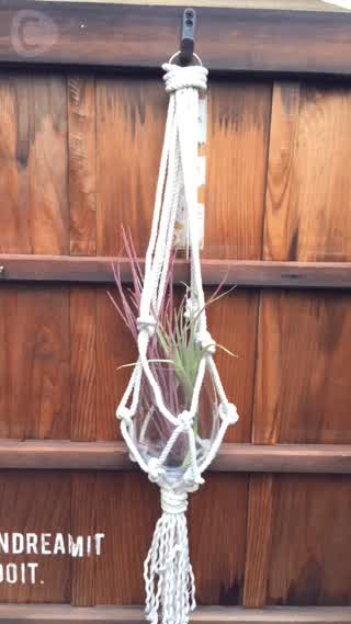 100均ロープでプラントハンガーを作ろう！