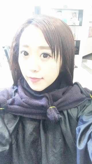 美容室assemblyで 赤みブラウンアッシュにヘアカラーチェンジ！