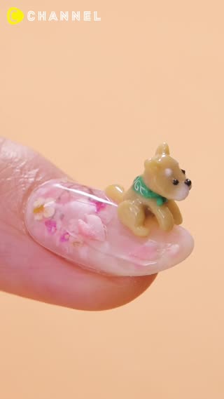 Irresistible! ♡ Sitting Shiba Inu Nail