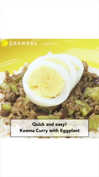  Keema Curry with Eggplant