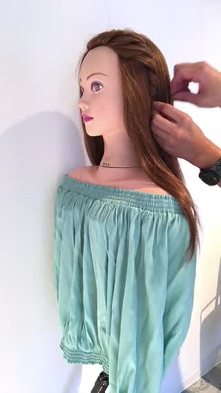 邪魔な前髪を簡単にまとめる‼️1分時短の前髪アレンジ‼️