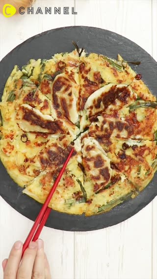 แพนเค้กเกาหลี หน้าเกี๊ยวซ่าชีส 