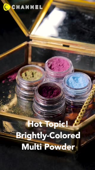 Hot Topic! Brightly-Colored Multi Powder