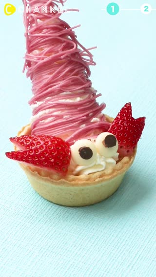 Cute Hermit Crab Tart