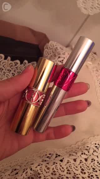 わたしの定番！イヴ・サンローラン 2つ使いのリップメイク♡