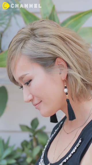 優美に揺らめく繊細さ☆ビーズを連ねる「糸織イヤリング」でオトナな装いに♪ 