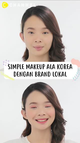 Simple Makeup Korea dengan Brand Lokal