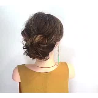 浴衣にもぴったりの簡単ルーズなボブアレンジ