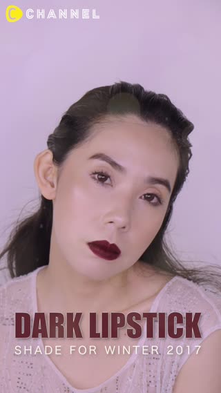 เมคอัพหรูดูสวยแพงด้วยลิปโทนเข้ม 