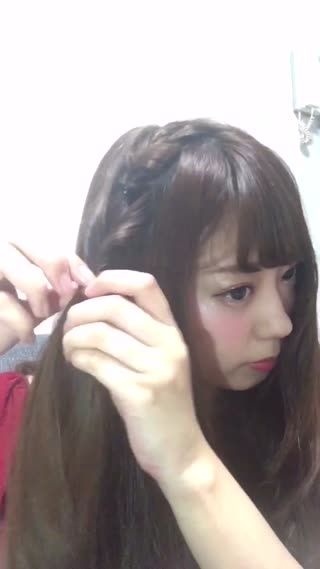 ライブの時によくしてたヘアアレンジ2
