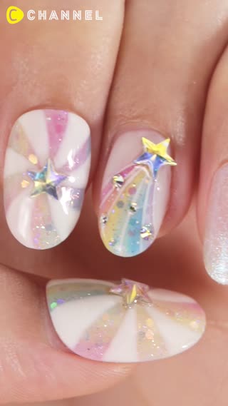 Be Happy! Rainbow Nail