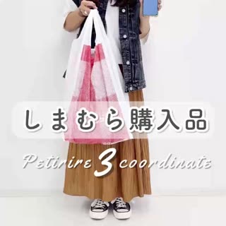 【しまむら】購入品×Petirireで3コーデ🌷