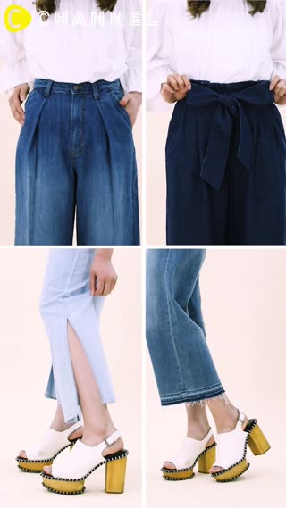 平價時尚四風格♡今年夏季流行的牛仔褲大解析