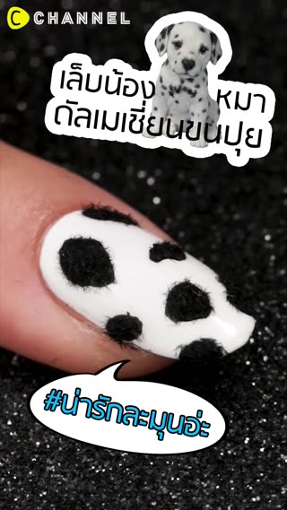 เล็บน้องหมาดัลเมเชี่ยนขนปุย #น่ารักละมุน