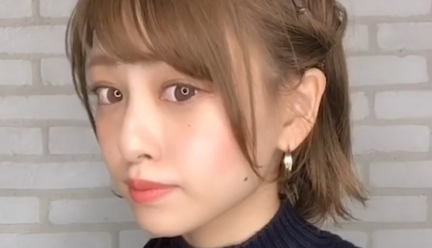 くるりんぱだけ♡ ショートが映えるヘアアレンジ | C CHANNEL