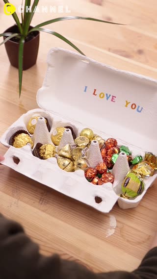 卵のケースも捨てないで！簡単DIYで「スイーツボックス」が作れちゃう