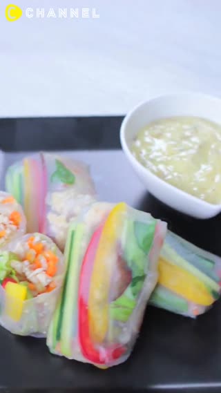嶄新的健康風捲式沙拉！