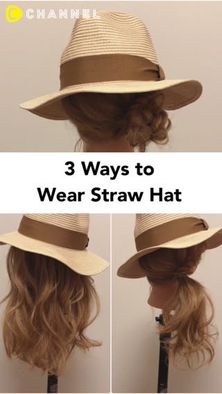 3 Ways to Wear Straw Hat