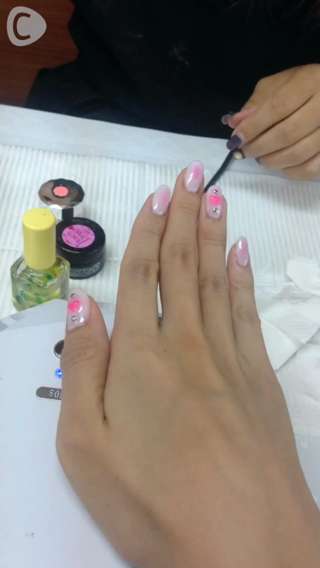 渋谷のmaisonailでオフェロネイル！