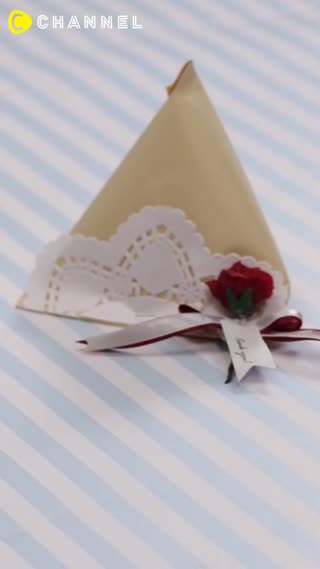 給朋友的巧克力也要包裝得很可愛！用信封和禮物袋的簡單包裝法♡