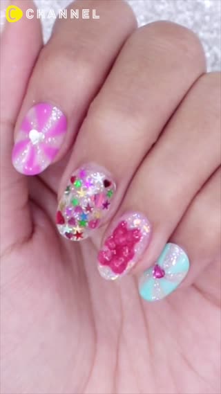 เล็บลายหมีเจลลี่แบร์ 