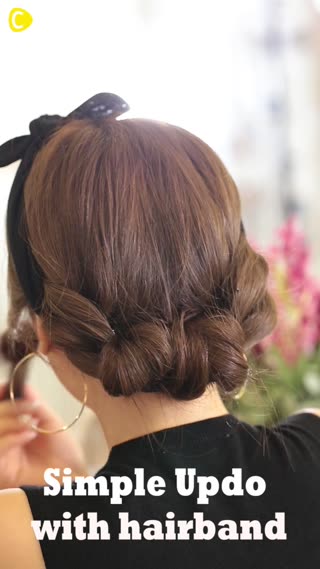 ครีเอทเกล้าผมมวยต่ำง่ายๆ ด้วยผ้าผูกผม